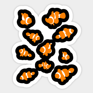 Clown Fish Aquarium Sticker